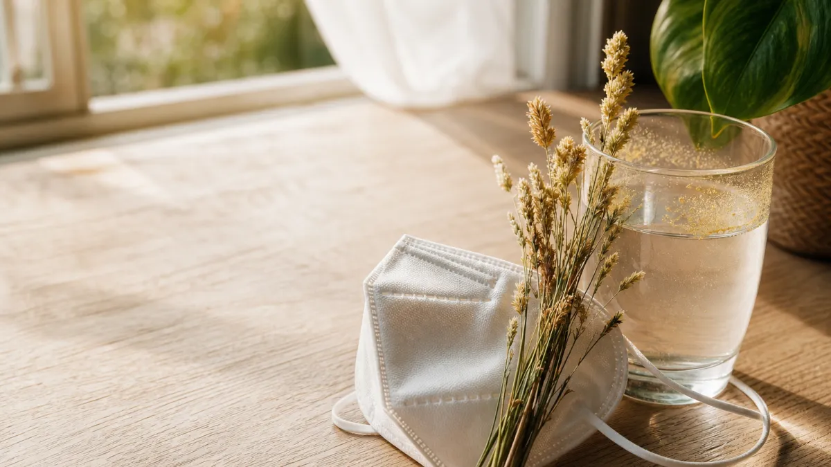 Masque covid contre les pollens : efficacité et limites